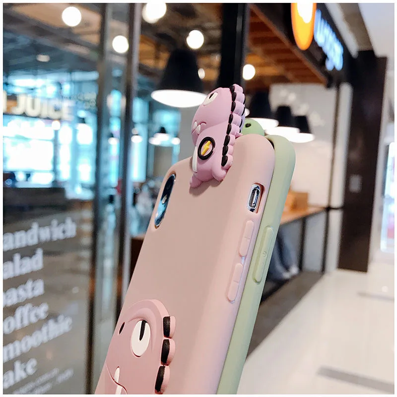 Динозавр для Samsung S6 S7 Edge S8 S9 S10 S20 Plus Ultrar Note 5 8 9 10 20 Мягкий ТПУ чехол телефона с