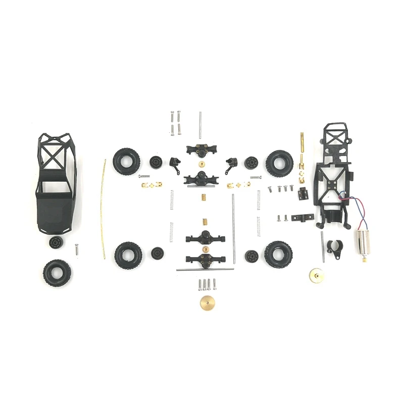 Dasmikro Das87 Das87A03 HO Scale 1/87 4X4 шасси DIY пустынный грузовик гусеничный комплект с 3D