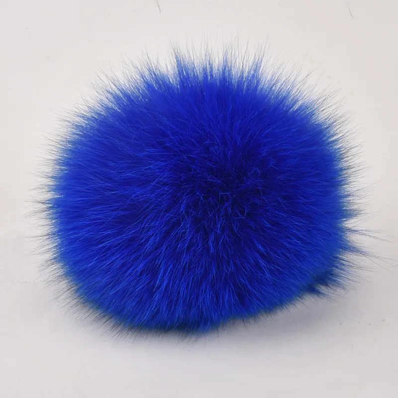 9 Pieces Real Fox Fur Pompons Natural Pompom Fluffy Ball DIY Pom Poms for Knitted Hats Caps beanies keychain | Аксессуары для