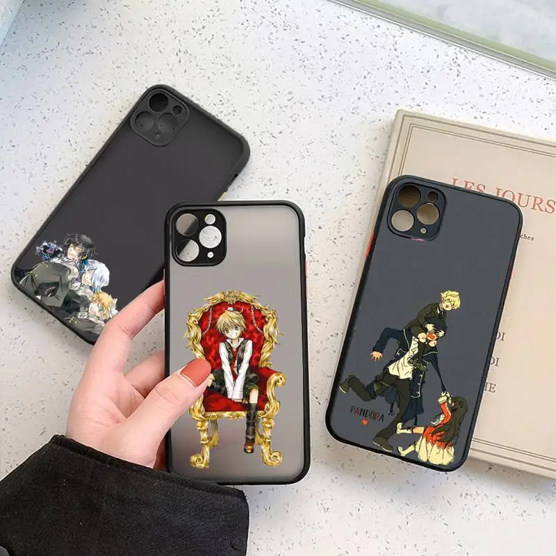 

Anime Pandora Hearts Phone Case For iphone 13 12 11 7 8 plus mini x xs xr pro max matte transparent cover