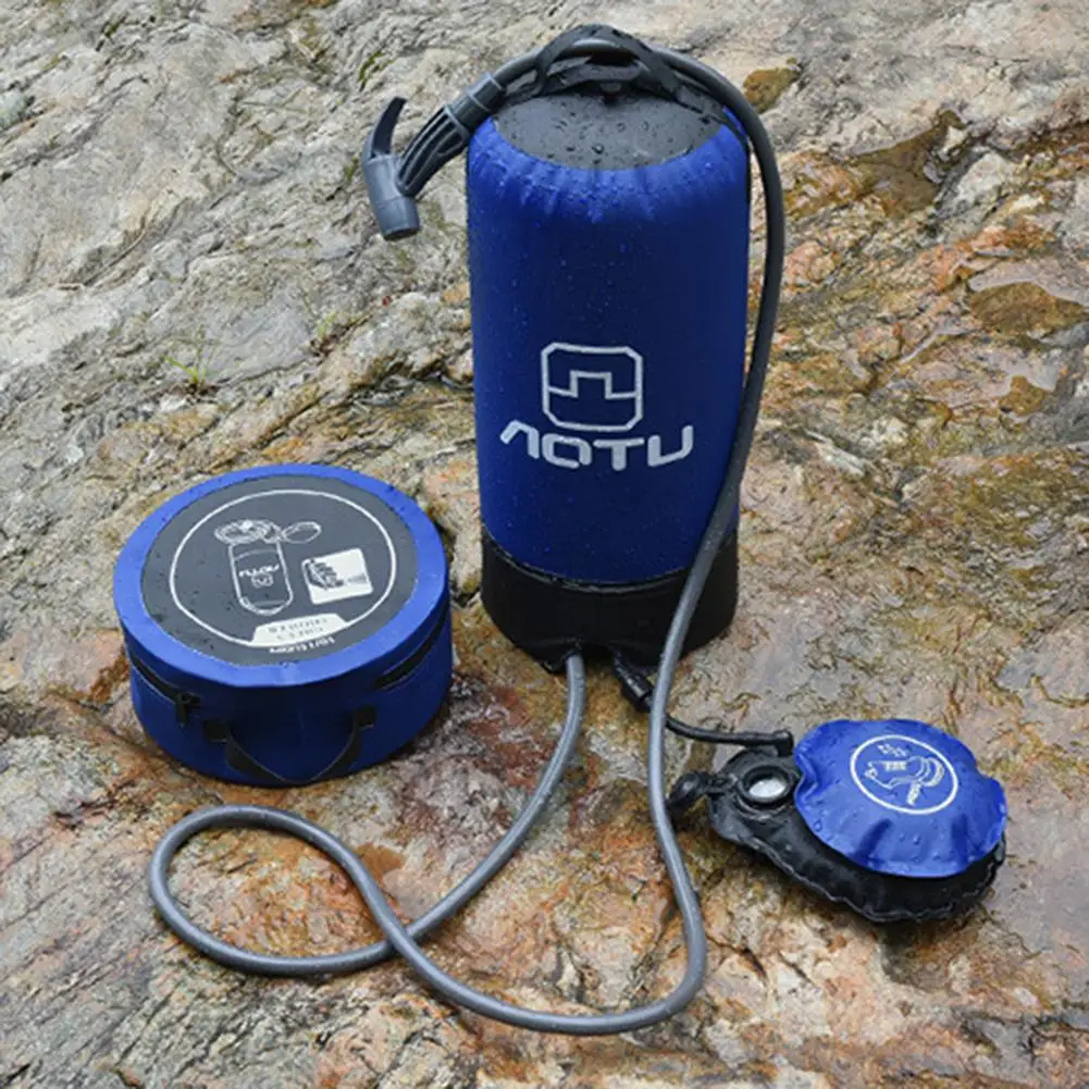 11Л ПВХ открытый надувной душ давление портативный мешок воды лагерь| |