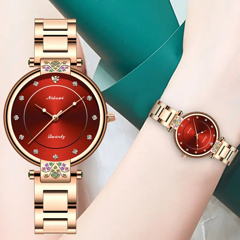 

Brand Crystal Women Bracelet Watches Top Brand Fashion Diamond Ladies Quartz Watch Steel Female Wristwatch Montre Femme Relogio