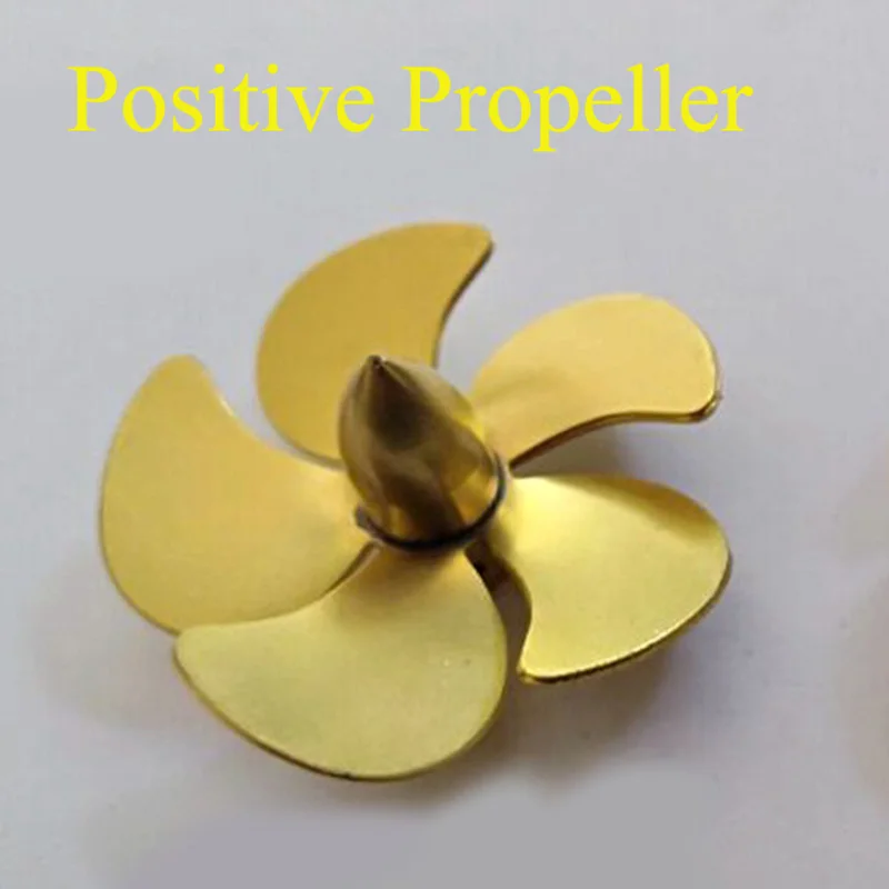 1 шт. RC лодка латунный пропеллер 5-лопастное весло диаметр 33 мм M4 вал пропеллеры