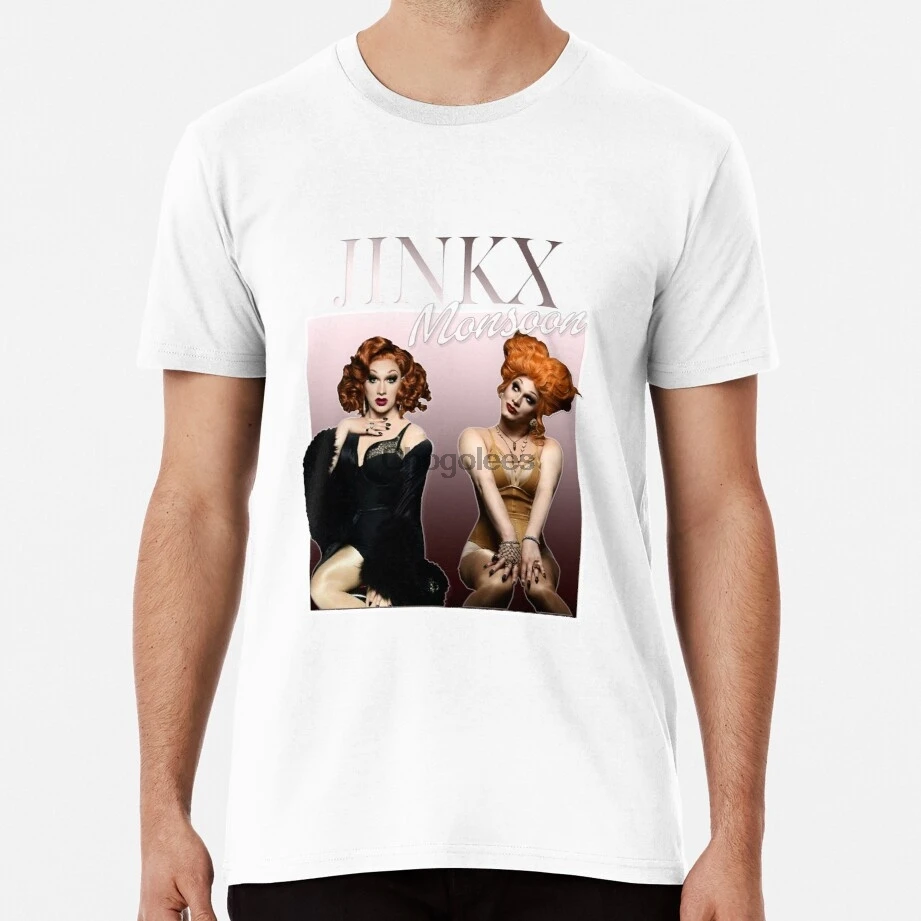 Футболка Jinkx Monsoon Rupaul s Drag Race 90 летняя Мужская/женская футболка мужские/женские