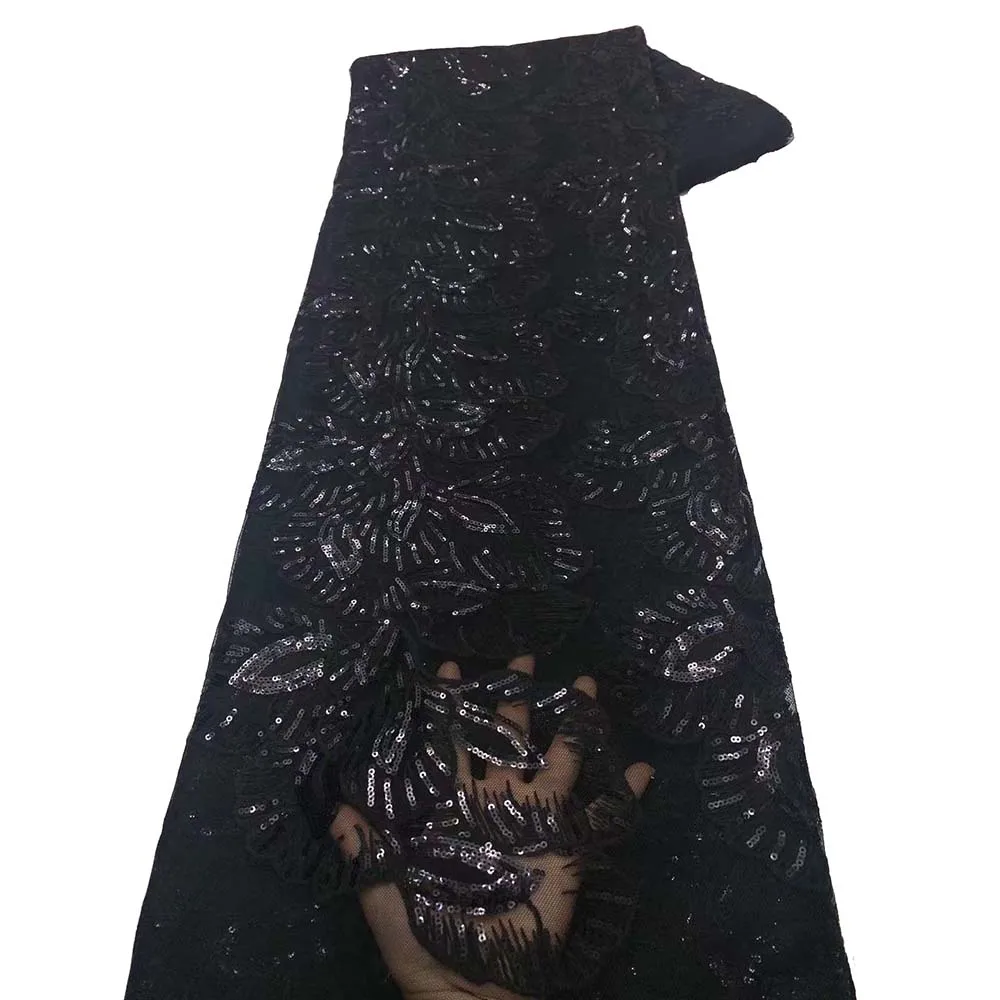 Новейшая белая африканская французская сетчатая кружевная ткань с