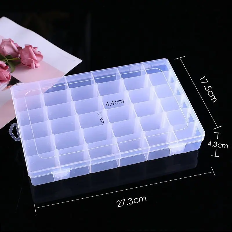 

plastic box jewelry parts electronic components receive a case detachable accessories beaded box fishing gear box