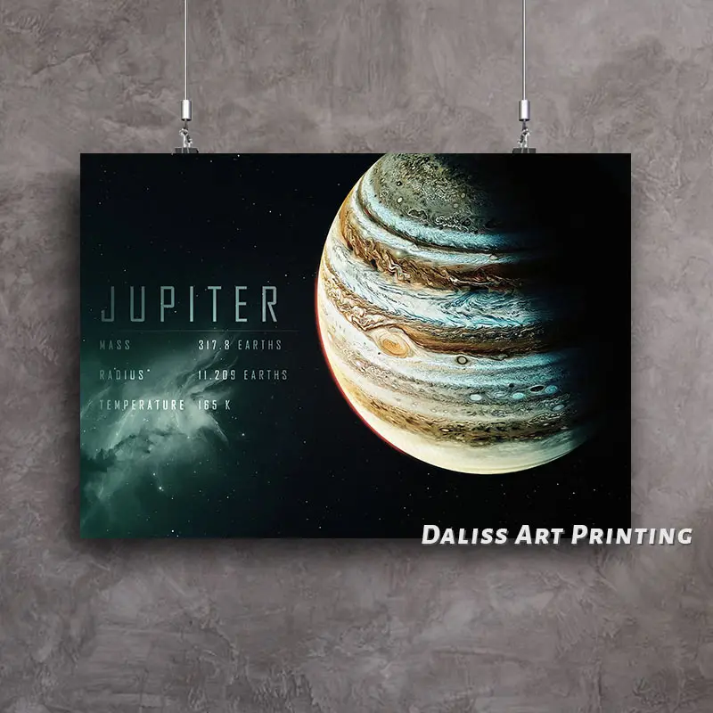 Картины на холсте Космос Юпитер украшение для дома картины постер HD Печать
