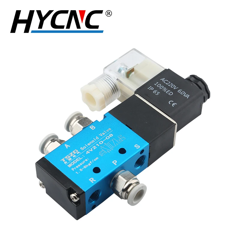 Соединитель Пневматического клапана 3 канальный 2 позиционный электромагнитный