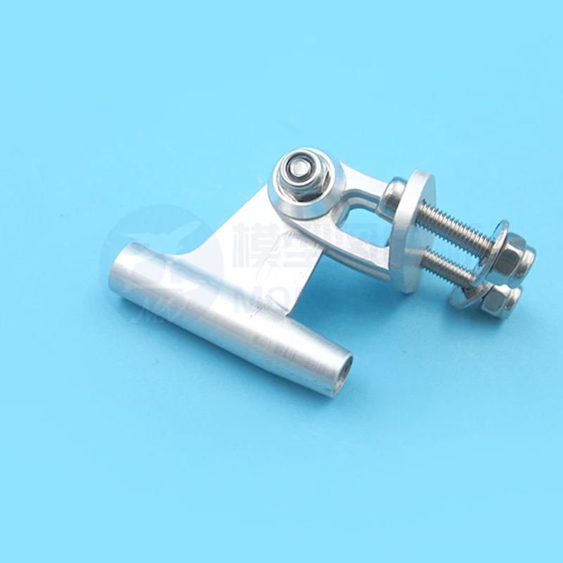 Soporte de eje de 3,18mm, aleaci&oacute;n de aluminio, montaje de ejes traseros de Metal para barcos teledirigidos, piezas DIY, 1 ud.-3
