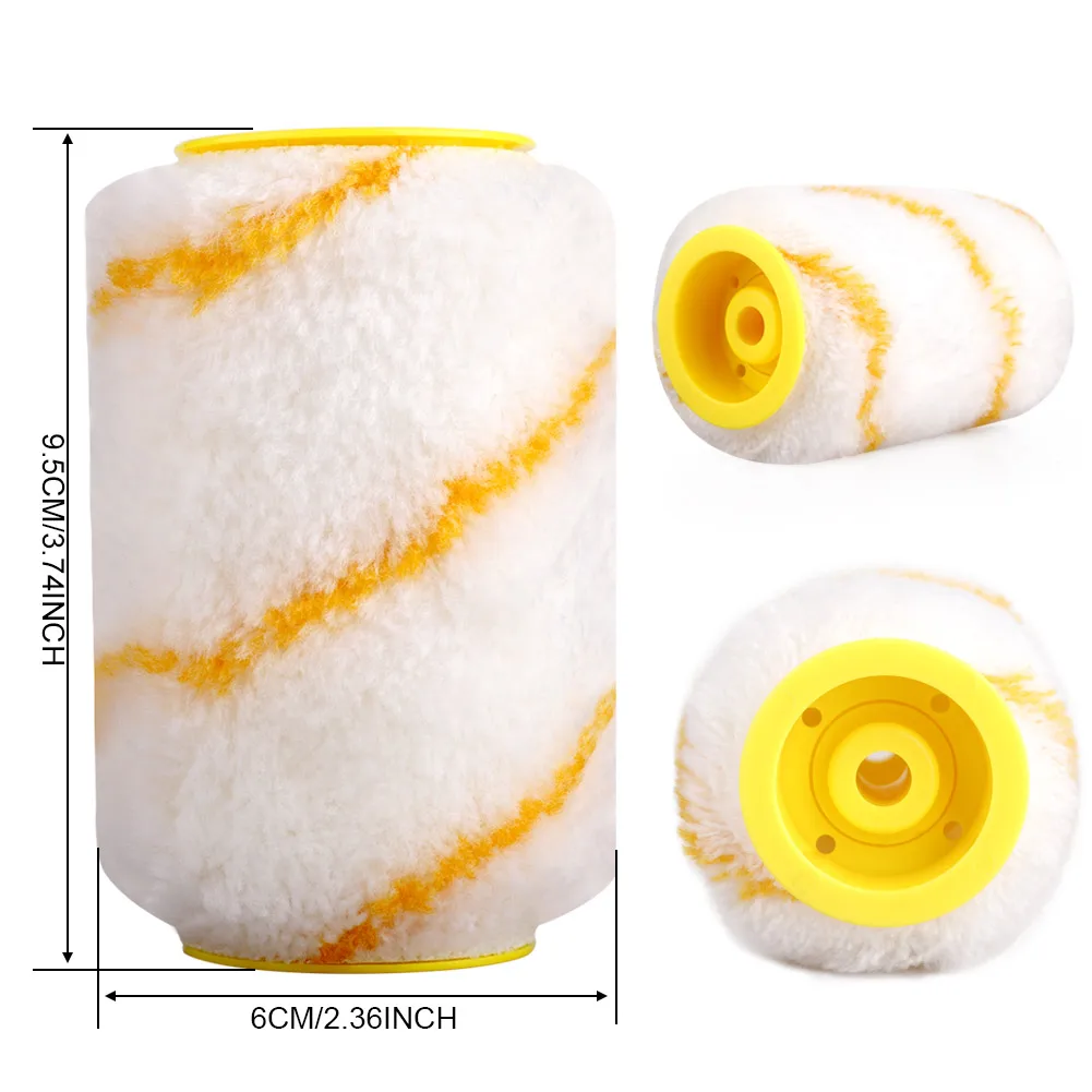 

2pcs Handheld Paint Edger Roller Brush Paint Edging Tool for Home Door Ceiling Trimming Brush Multi-function Paint Brushing Tool