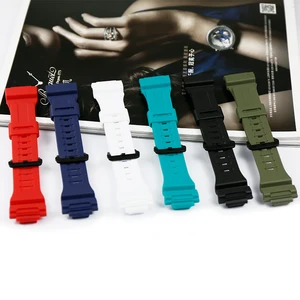 Resin strap case men's watch accessories pin buckle for Casio AQ-S810W AQ-S800W-1A sports waterproof