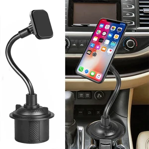 xmxczkj magnetic car cup holder phone mount adjustable gooseneck cell phone holder for most smartphones for iphone xiaomi huawei free global shipping