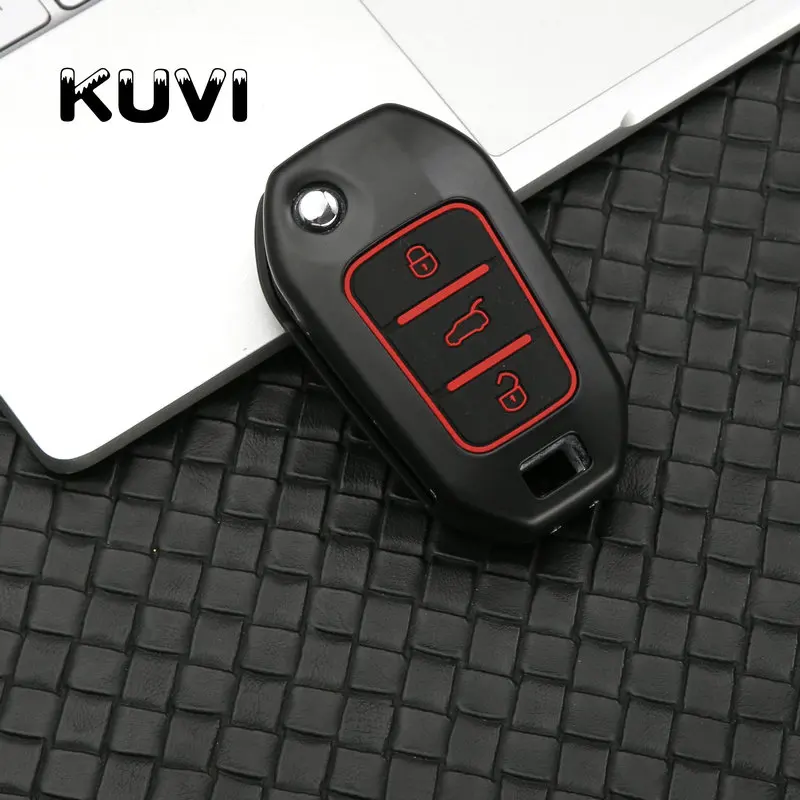 Цинковый сплав флип-ключ для автомобиля крышка для Citroen C4 кактус C5 C3 C4L peugeot 508 301 2008 3008 408 Сумка-Футляр для ключей Автомобильный держатель для укладки