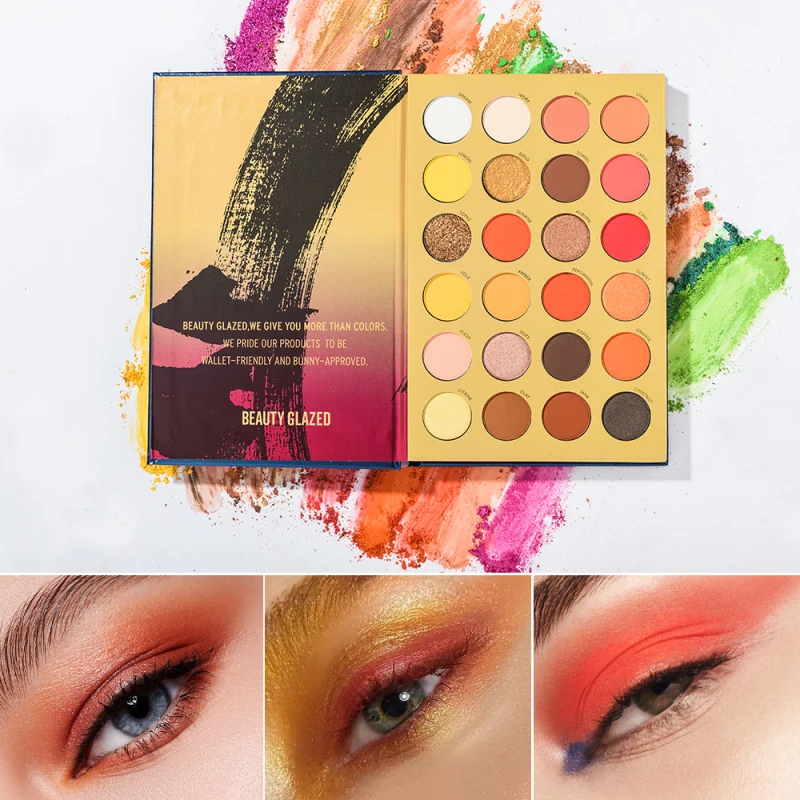Тени для век Beauty Glazed матовые перламутровые 72 цвета |
