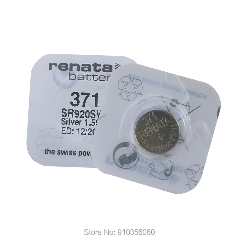 10 шт. розничная продажа новинка Renata долговечная батарейка для часов 371 SR920SW LR69 LR920