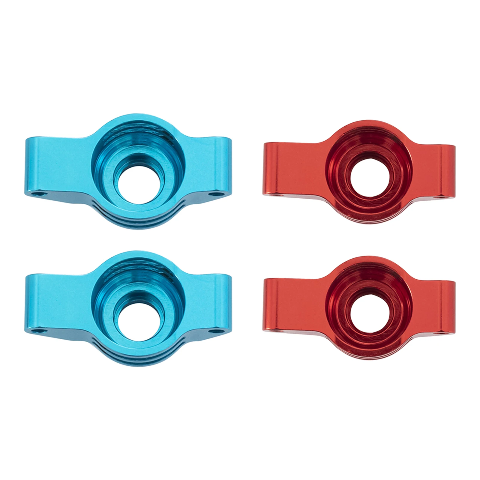 

2x 1:10 Scale Aluminum Alloy Rear Steering Cups Upgrade Parts for TTO2 Model Crawler Car Buggy Trucks DIY Accessory