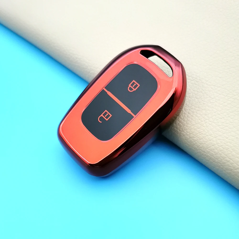 Высококачественный чехол для автомобильного ключа из ТПУ 2020 Renault Kwid символ