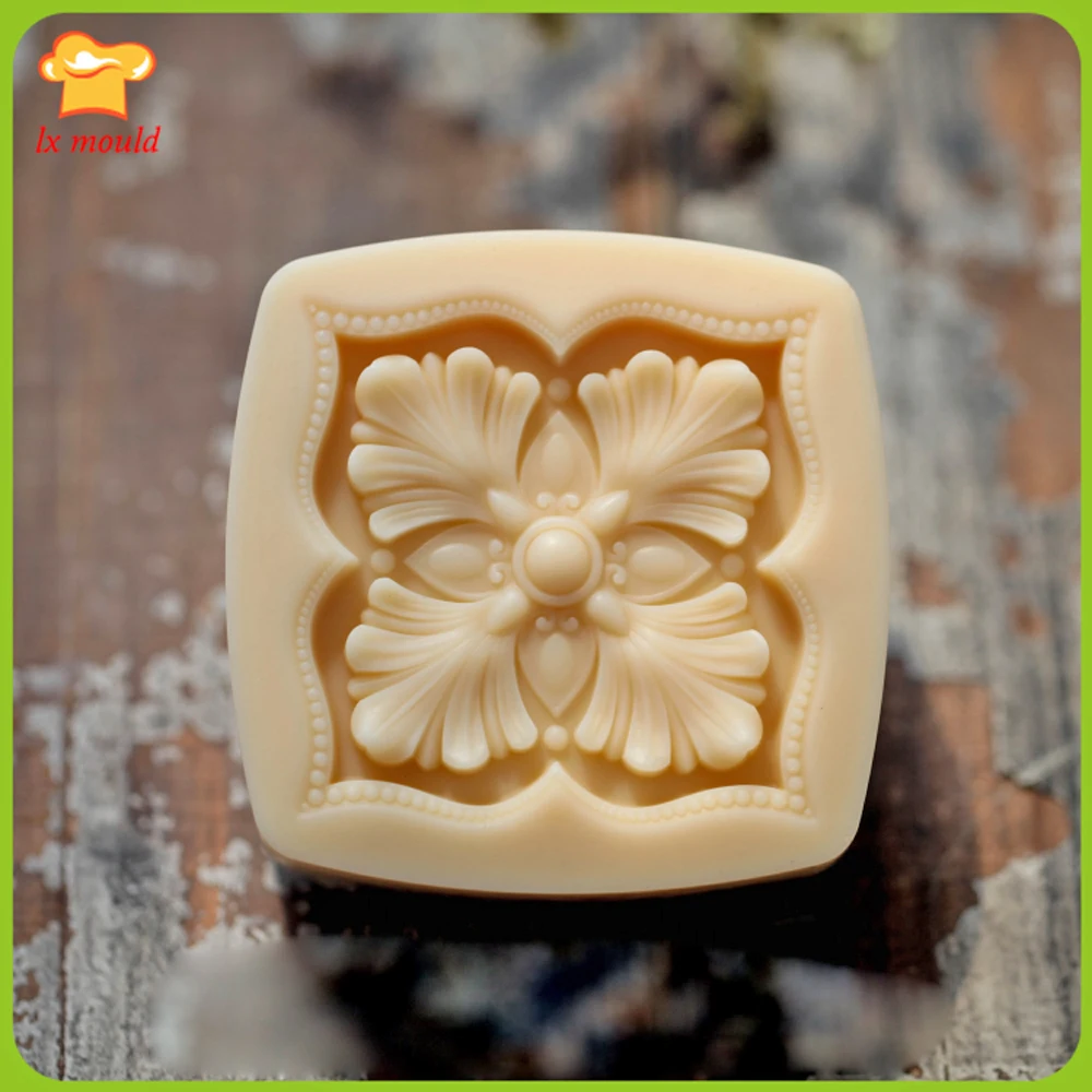 

European Style Palace Pattern Silicone Molds Baking Chocolate Cake Decoration European retro Carved Soap Moulds
