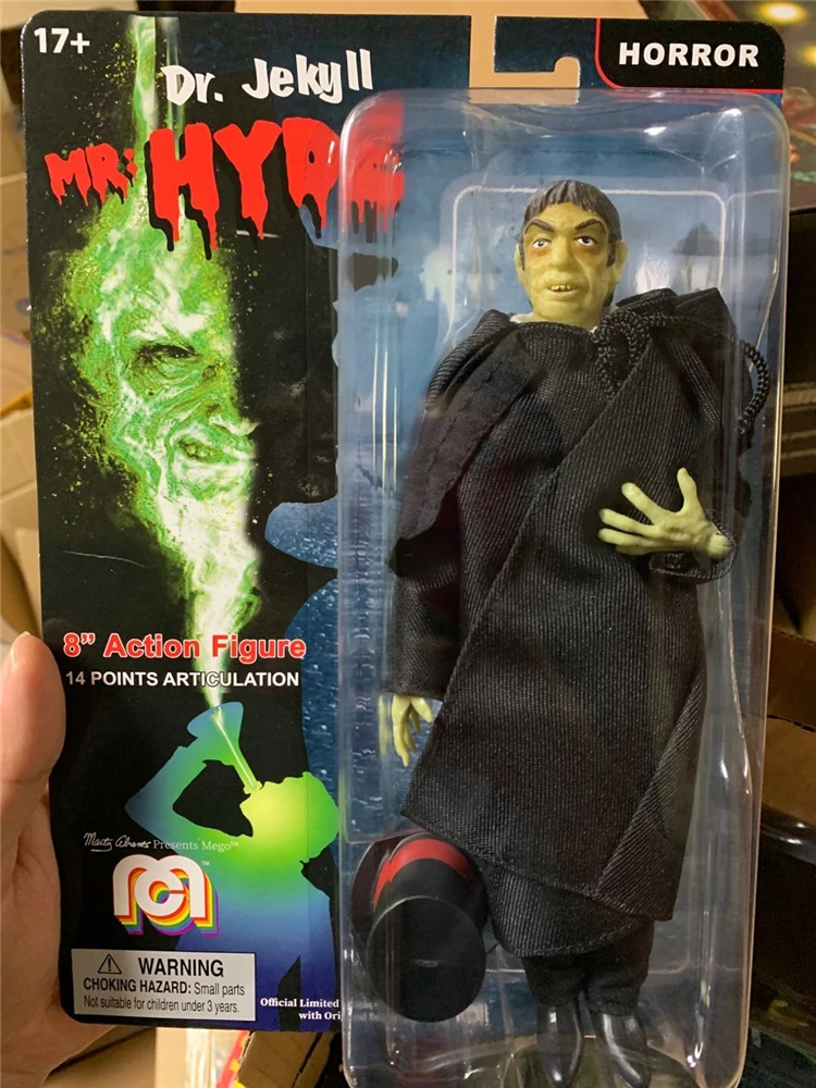 Mego-figuras de acción de películas de terror, Dr. Jekyll y Mr. Hyde, Retro, América del Norte, originales