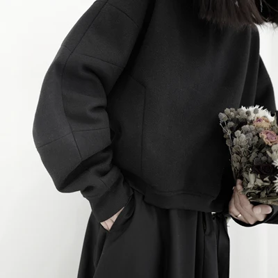 Женская одежда в стиле темного отдела дизайнерский нишевой Женский пуловер Yamamoto