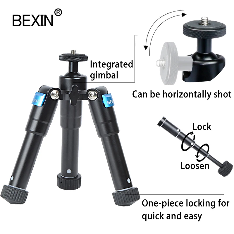 Портативный Легкий сотовый телефон камера мини штатив стойка Кронштейн