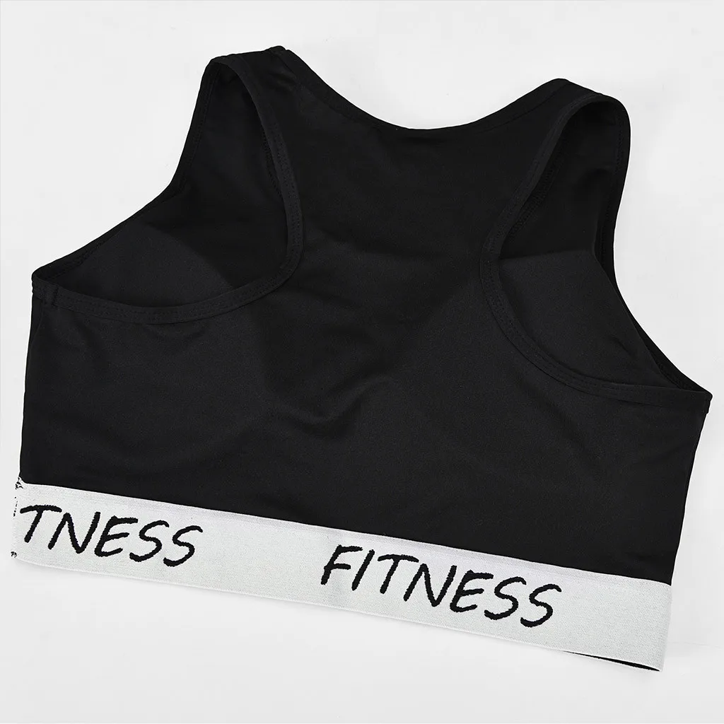 2020 одежда для спортзала Бюстье Топ фитнеса Женские однотонные майки спортивные