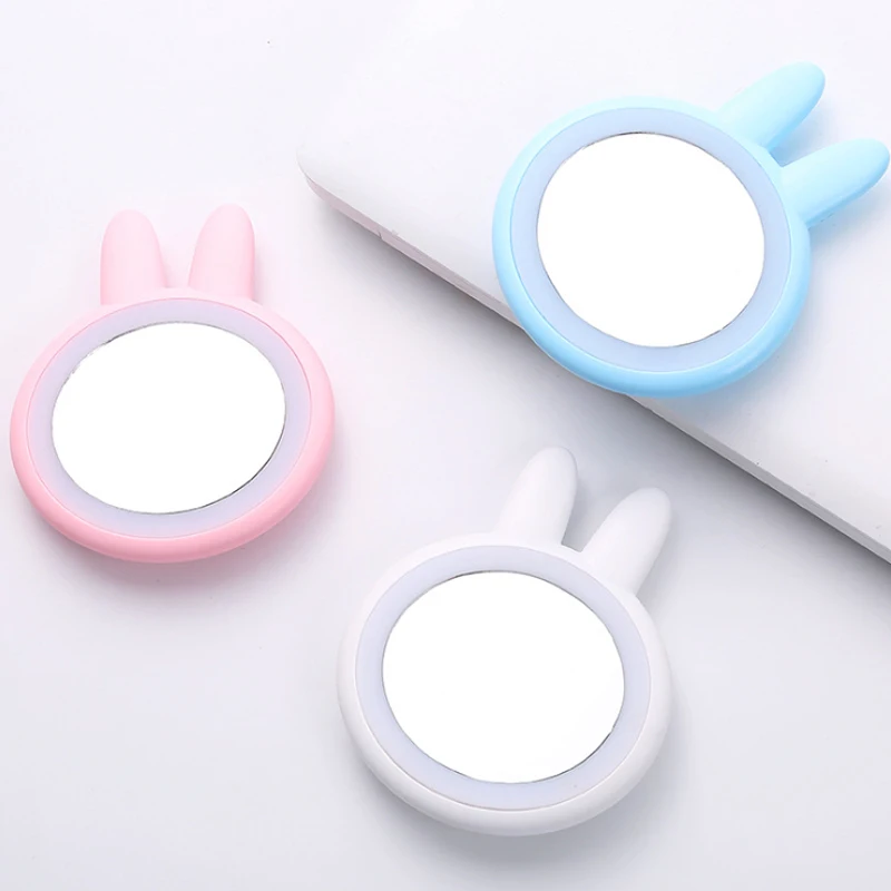 Ночная переноска компактное зеркальце для макияжа перезаряжаемый светодиодный