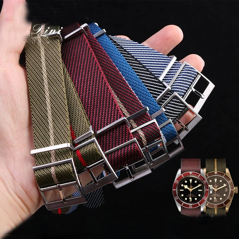 High quality Grade Zulu Watch Strap  For Tudor 20mm 22mm Nylon Replacement Bracelet Watch Strap