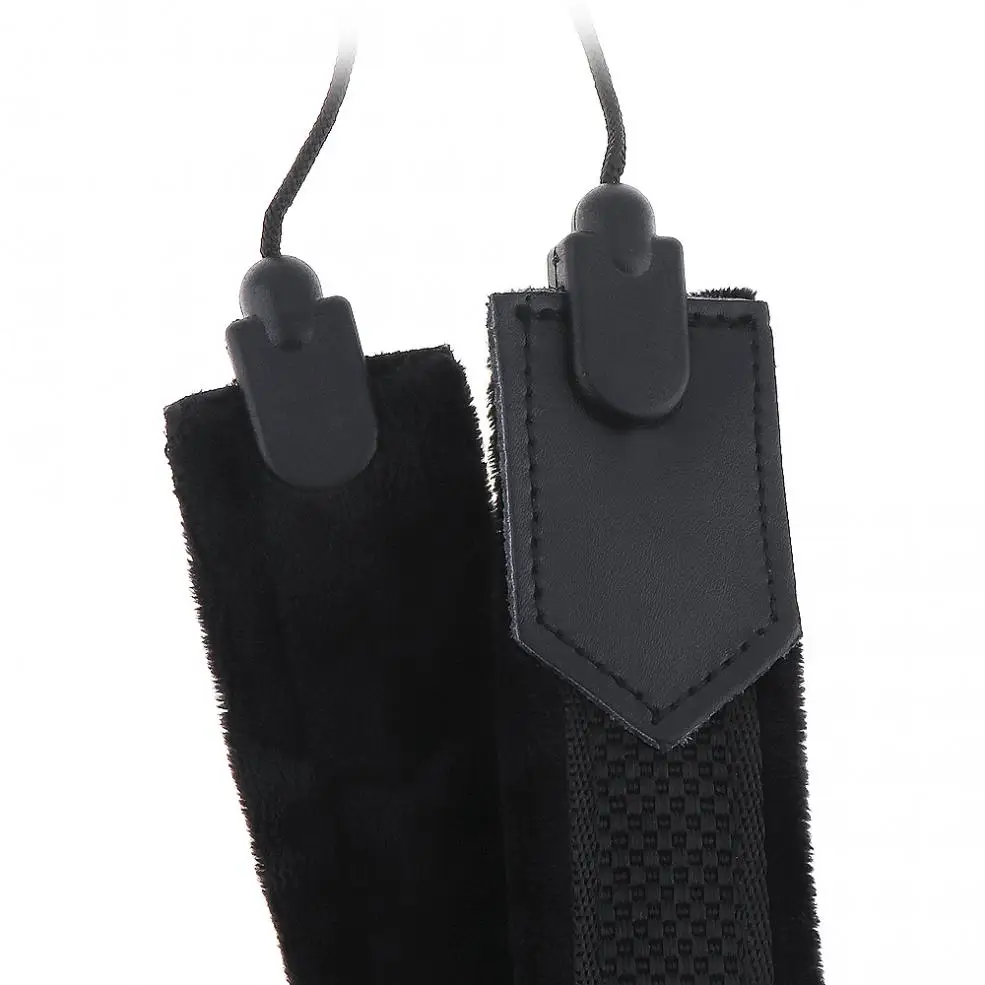 

Adjustable Portable Black Saxophone Neck Strap Soft Flannelette Single Shoulder Strap for Alto Tenor Soprano Saxophone