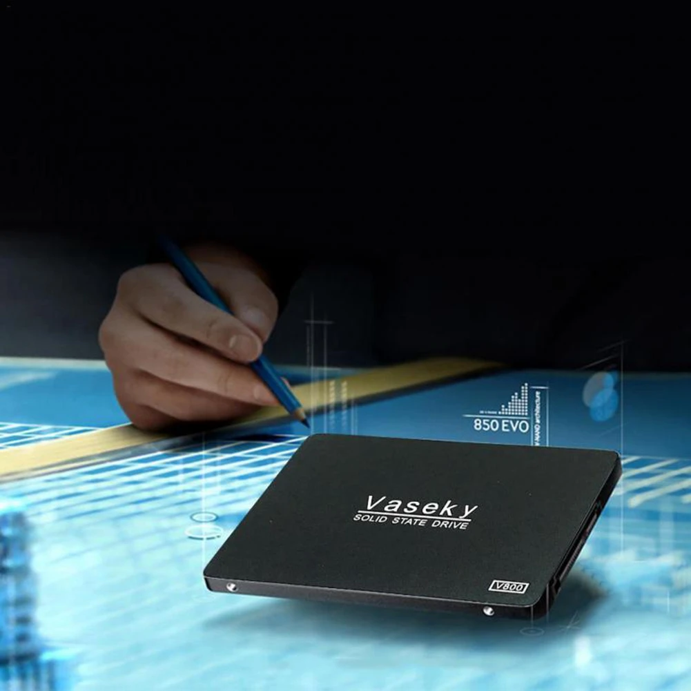 Vaseky HHD SATA V800 SSD 500GB 240GB HDD компьютерный жесткий диск 2,5 дюймов Внутренний твердотельный диск SATA3 3,0 3,0 60G 64G 120G 128G