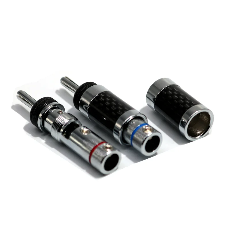 Серебряный цвет CF-202(R) fever углеродное волокно разъем типа банан динамик y аудио