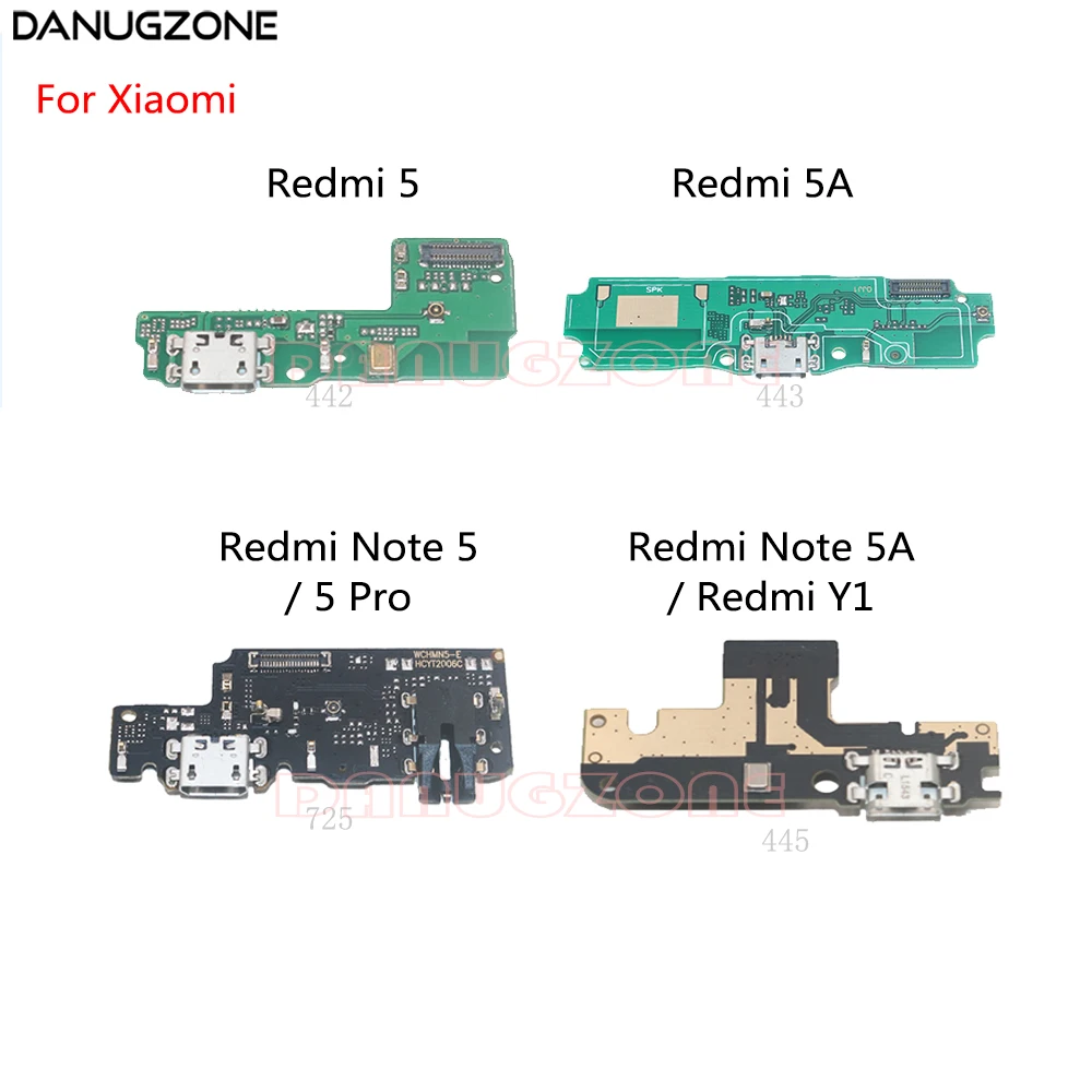 

USB Charging Dock Jack Plug Socket Port Connector Charge Board Flex Cable For Xiaomi Redmi NOTE 5 Pro 5A / Redmi 5A 5