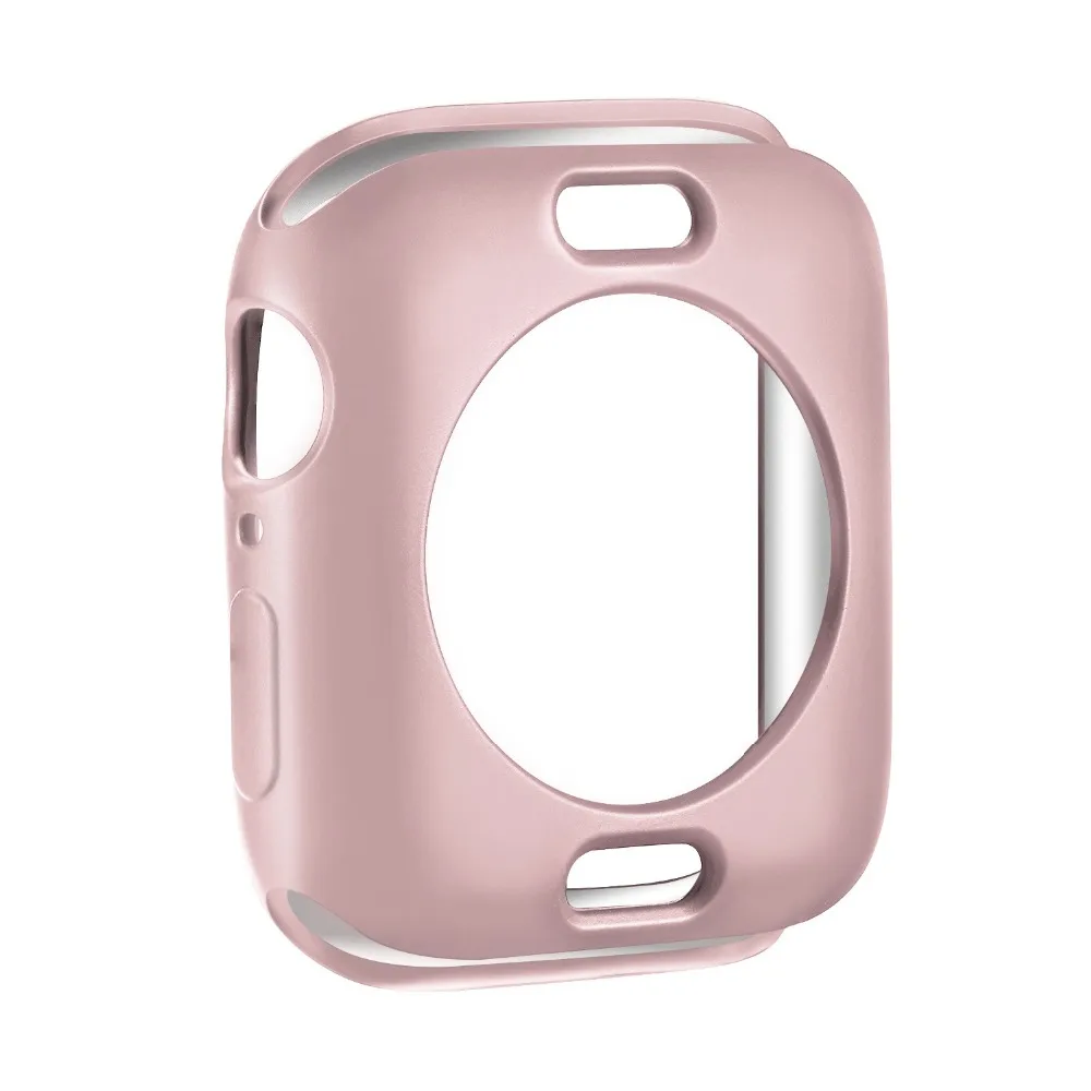 Полузакрытый чехол из ТПУ для часов Apple Watch 4 5 44/40 мм совместим с iwatch series 3/2/1 42/38