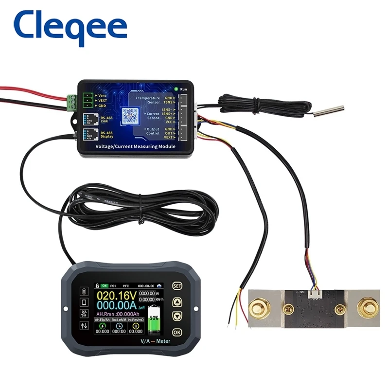 Тестер аккумулятора Cleqee KG140F 100 в а кулометр индикатор емкости ЖК-дисплей питания