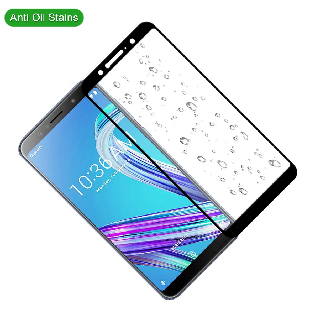 5D закаленное стекло для ASUS Zenfone MAX PRO(M1) M2 полное покрытие защитная пленка zb631kl ZB601KL ZB602KL