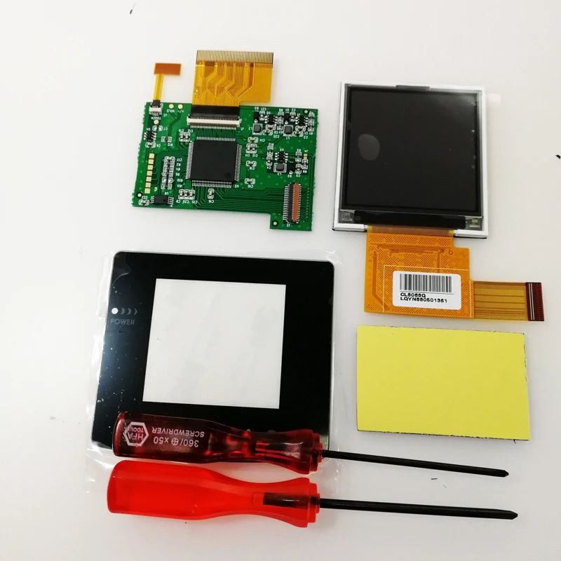 DIY консоль GBC ЖК экран набор Пластиковый корпус для игры мальчик цвет подсветка