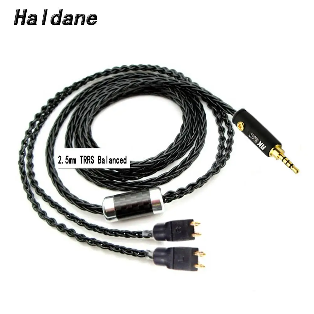 Холдейн 3 5/2 5/4 4 мм/4pin XLR сбалансированный 8core с серебряным покрытием кабель