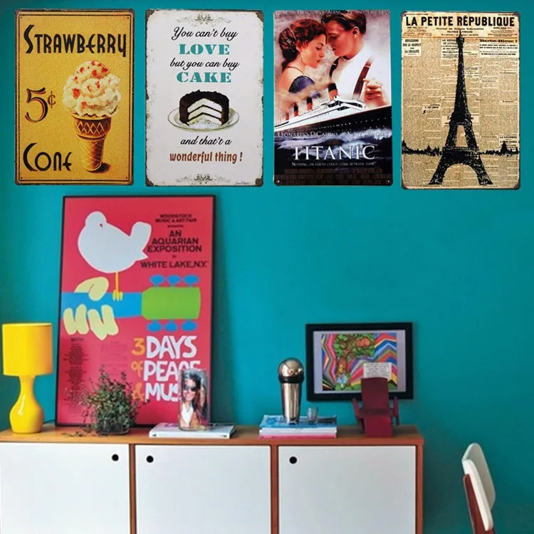 

western home decor Causes Of Accidents Didn't Think See Know metal tin sign