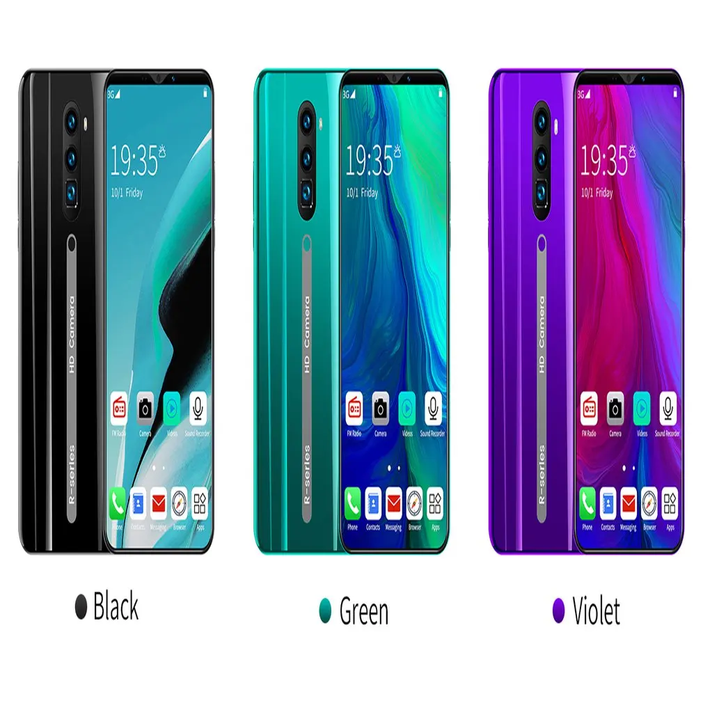 Смартфон Rino3 Pro 2021 дюйма Android 5 8 мобильный телефон дюйма|Объективы для мобильных