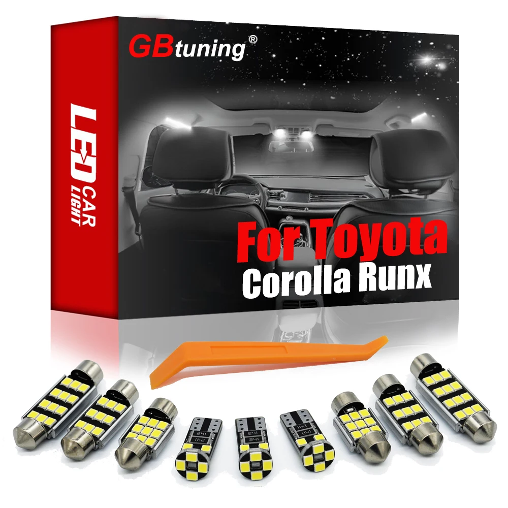 Gbтюнинг ярсветильник набор 8 шт. для Toyota Corolla Runx 2001 2002 2003 2004 2005 2006 лампа багажника