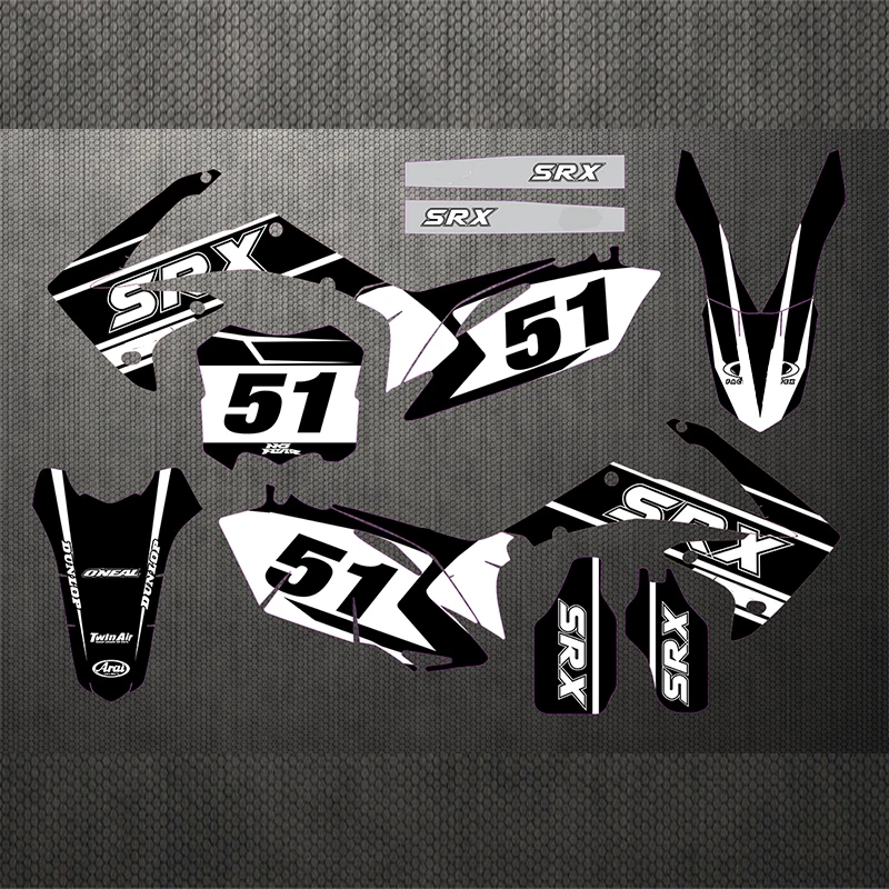 Мотоцикл наклейки на заказ полный инструмент графика фон наклейка количество