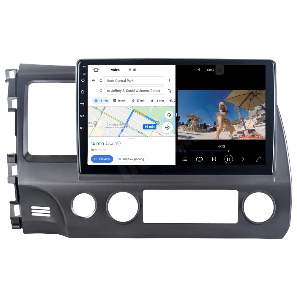 Автомагнитола на Android 10 для Honda Civic 2006 2011 автомобильное радио стерео Bluetooth GPS