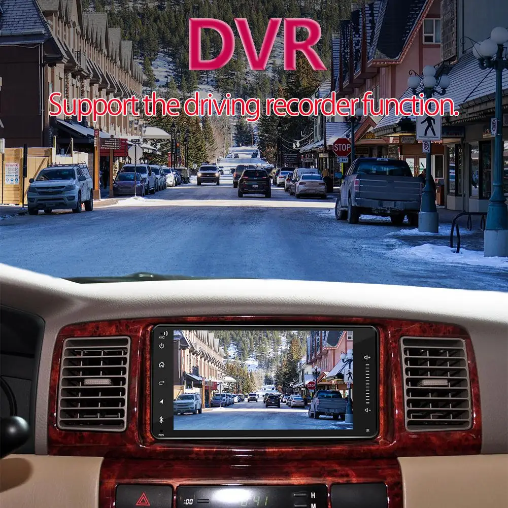 

Car 7 inch 2 DIN USB In-dash MP5 Player Bluetooth-compatible GPS Navi Car Stereo FM Radio Built-in WIFI to Support WIFI Hotspots