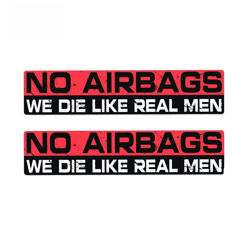 2 X Предупреждение личности без каких-либо подушек безопасности мы под давлением