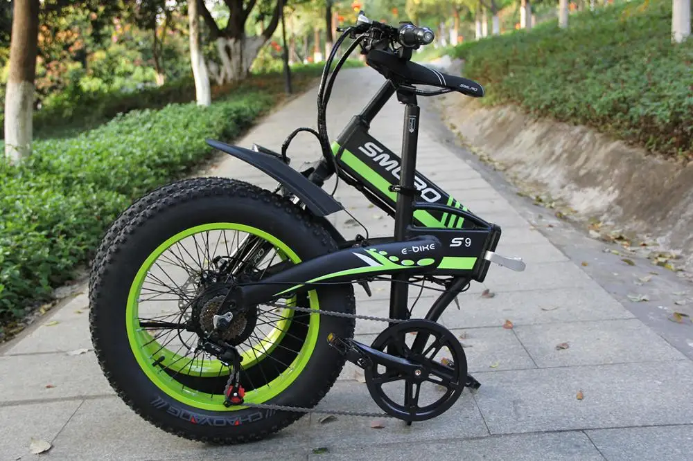 Online Huakaii Beste Elektrische Fahrrad 2020 E Bike 500W 48V 10AH Fett Reifen Elektrische Fahrrad 20 Zoll Klapp Ebike Elektrische Mountainbike