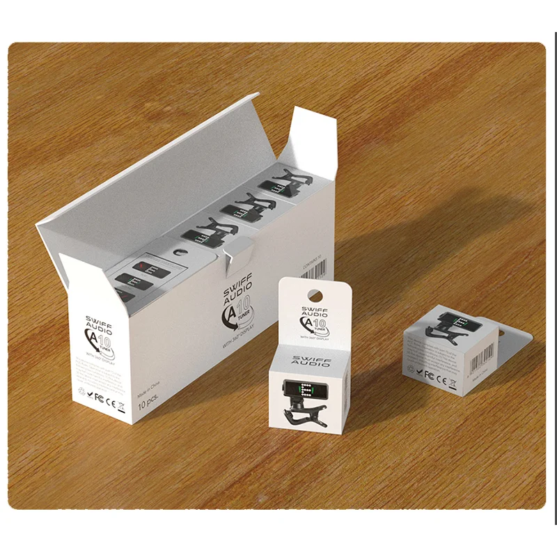 swiff a10 professionelle tuner clip auf led mini tuner für akustische gitarre elektrische gitarre bass mandoline violine ukulele banjo free