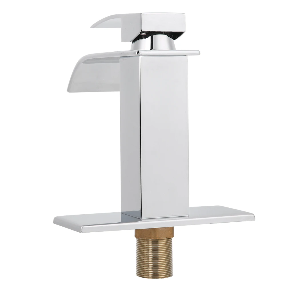 /2 на одно отверстие Водопроводной воды кран Широкий носик водопад горячей и