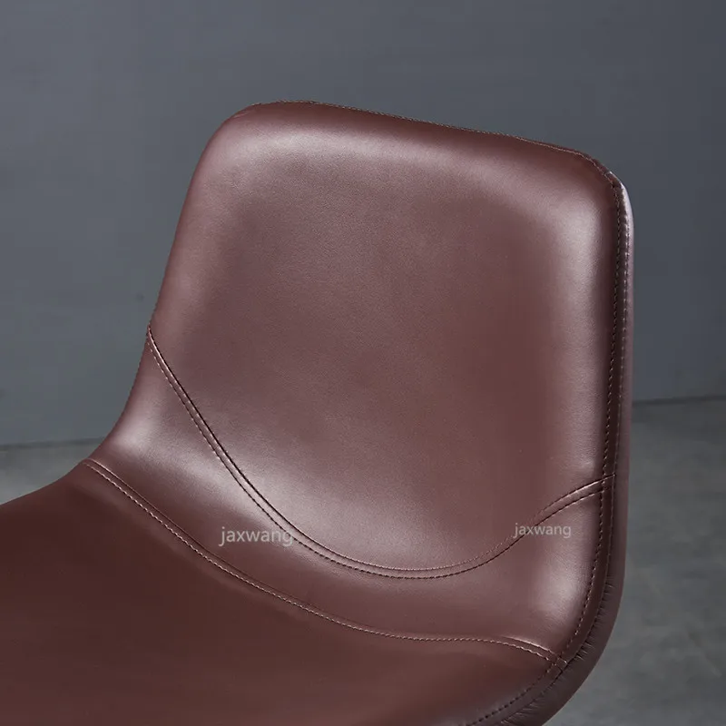 Скандинавский высокий барный стул из кованого железа металлическая спинка для