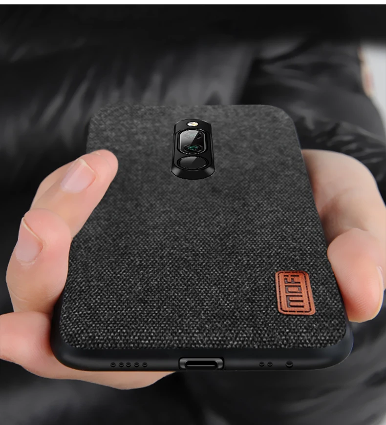 Для Xiaomi Redmi 8 чехол MOFi Redmi 8A ударопрочный тканевый магнит корпус оболочка бизнес силиконовый чехол