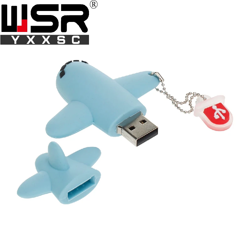 Модель самолета usb2.0 флеш-накопитель 32 Гб 64 128 ГБ реальная емкость usb 4 8 16